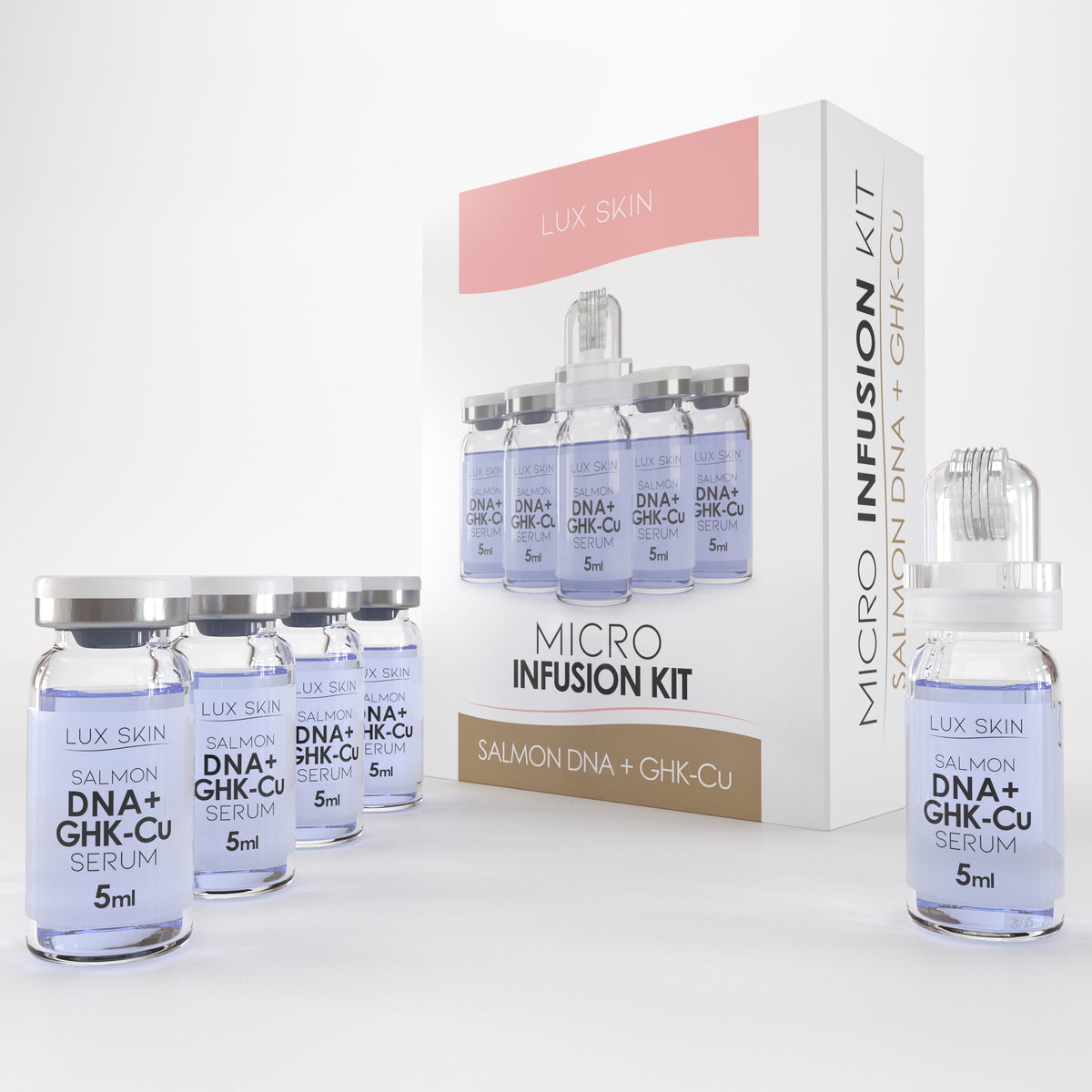 LUX SKIN® Micro Infusion Kit with Salmon DNA + GHK-Cu – LUX SKIN