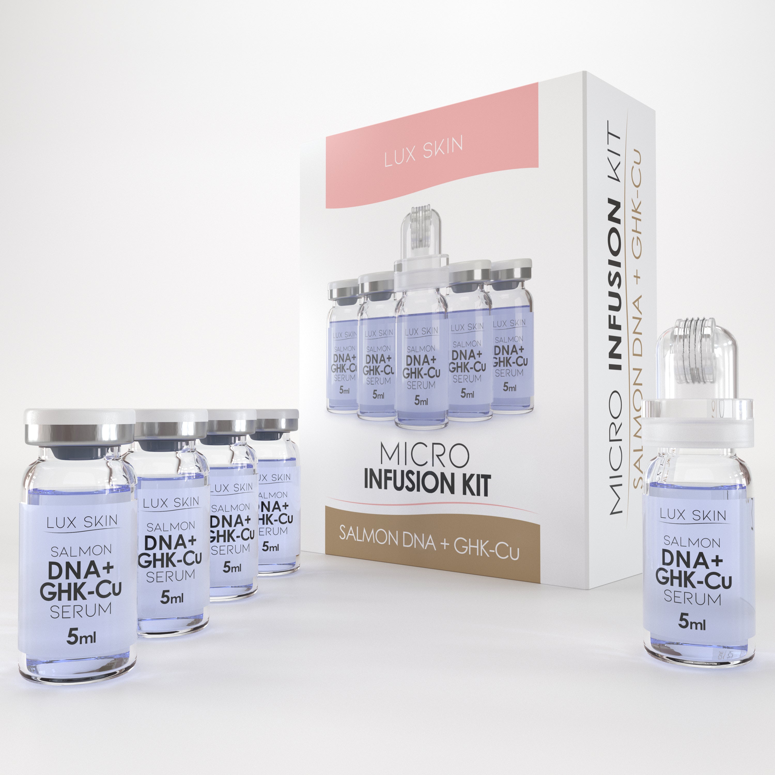LUX SKIN® Micro Infusion Kit with Salmon DNA + GHK-Cu – LUX SKIN